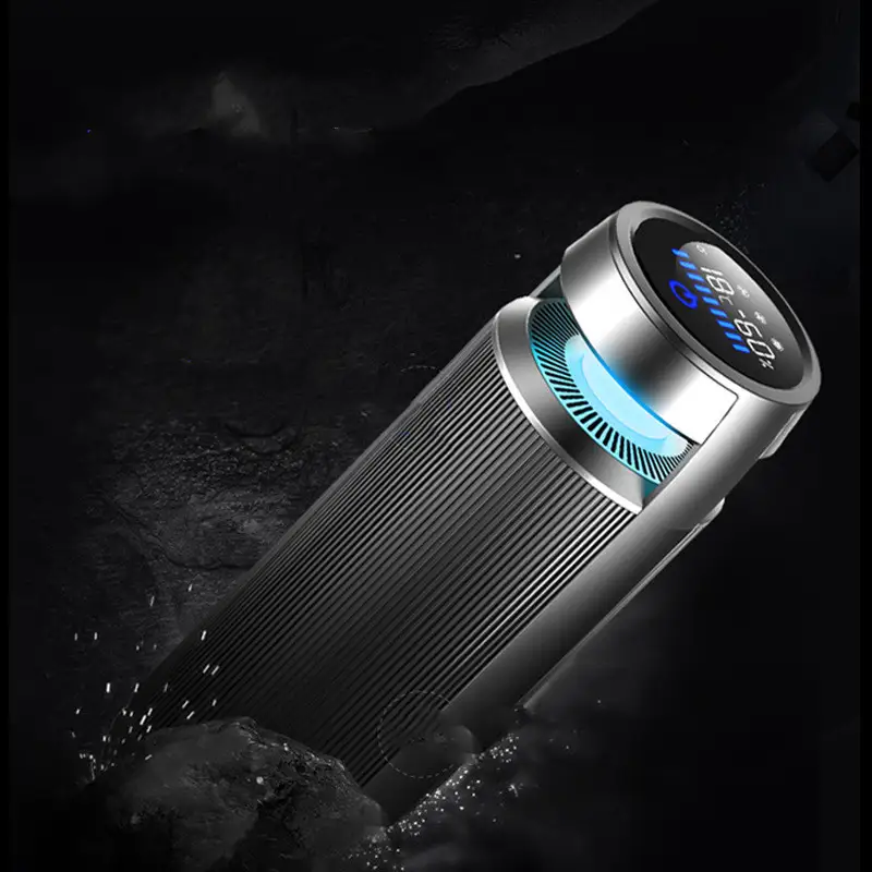 Aluminum alloy negative ion car air purifier