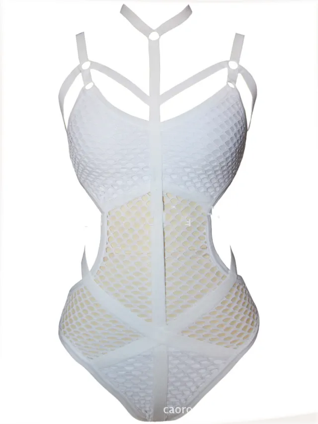 One piece sexy bikini White - Shop at LoveMi