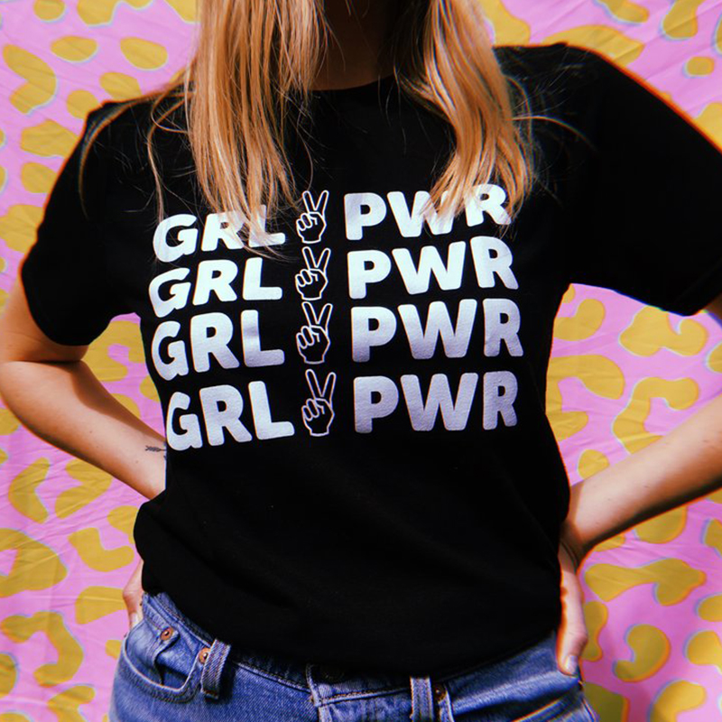 European and American street short sleeves