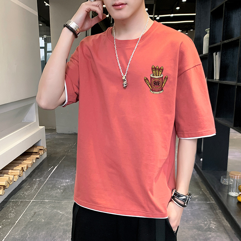 Chinese fashion half sleeve T-shirt