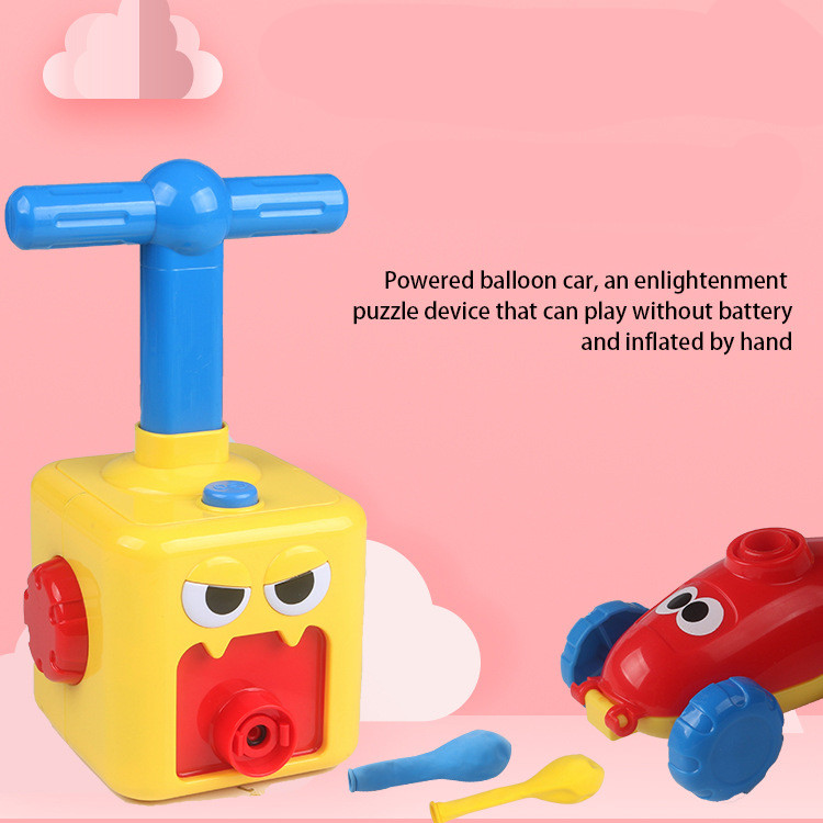 Power Balloon Launch Tower Toy Puzzle – A Yellow