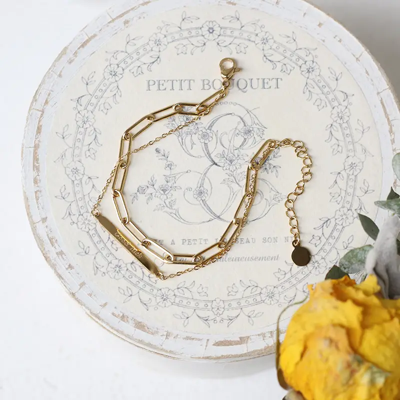 Fashion European and American double bracelet