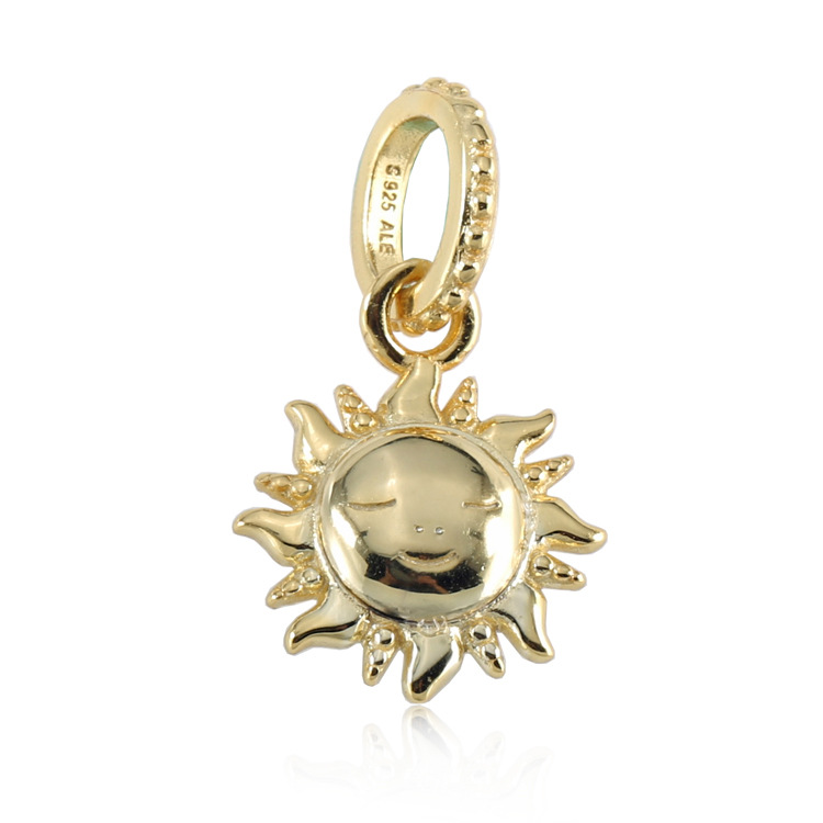 Golden sun pendant