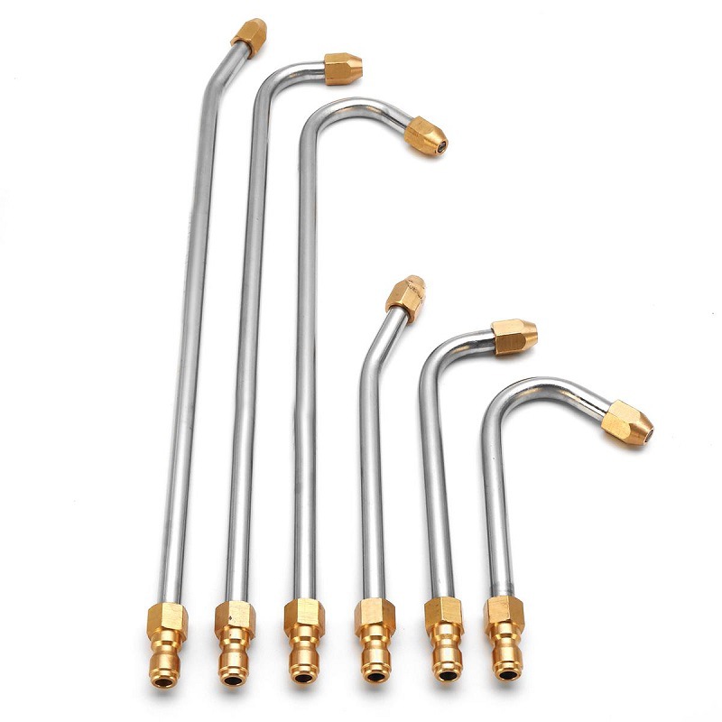 Straight fan-shaped high-pressure gun spray