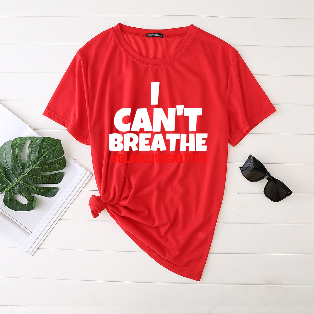 I can't breathe Short Sleeve Black Lives matter