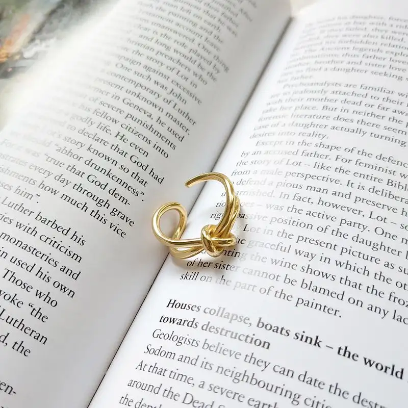 Knotted 925 Sterling Silver Ring