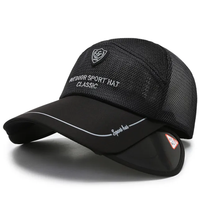 Hat male summer baseball cap outdoor wild Black - Shop at LoveMi