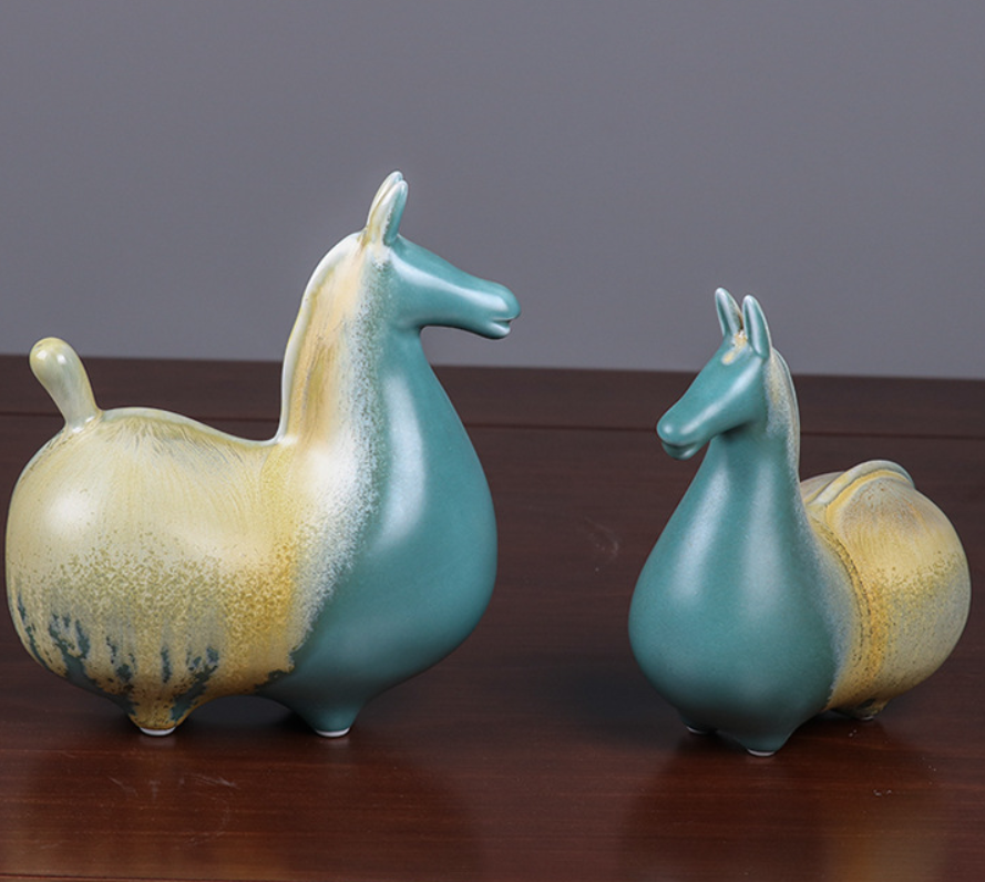 Ceramic tang ornament (blue-small)
