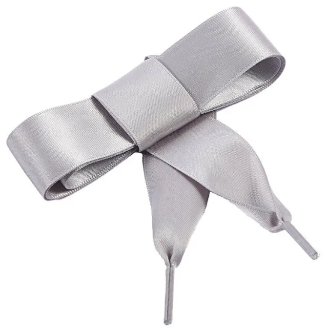 Silk faux color satin laces Grey - Shop at LoveMi
