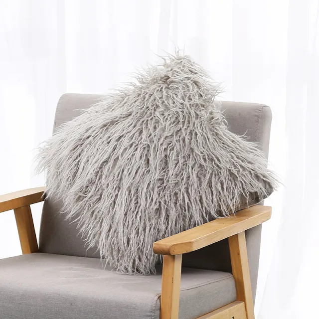 Beach like wool pillowcase Grey - Shop at LoveMi