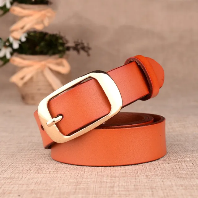 Ladies leather belt Brown - Shop at LoveMi