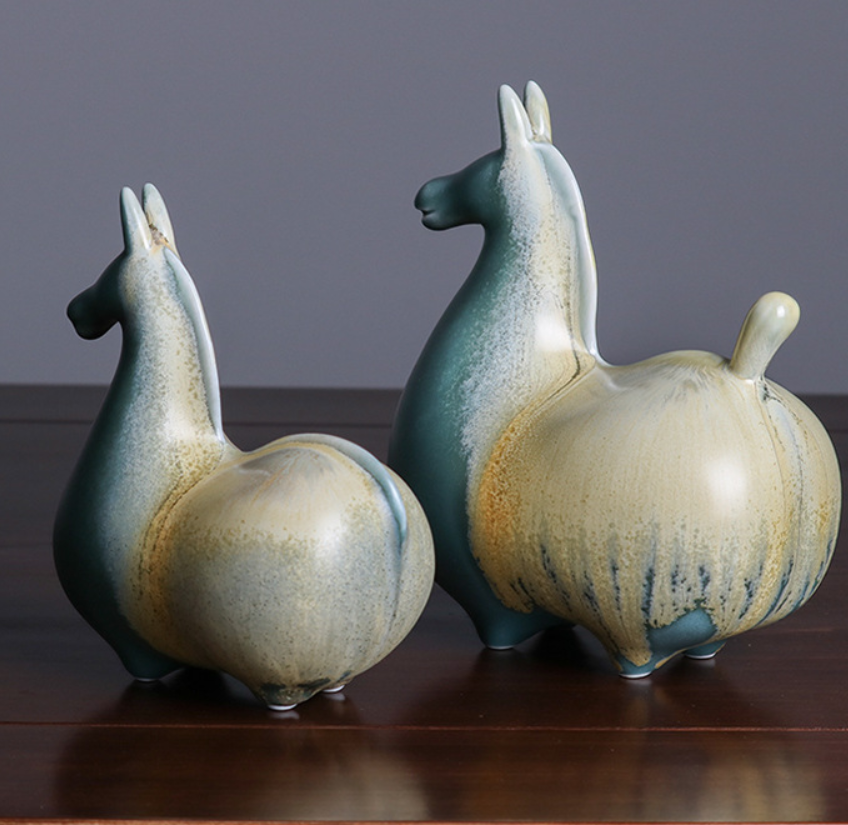 Ceramic tang ornament (blue-small)