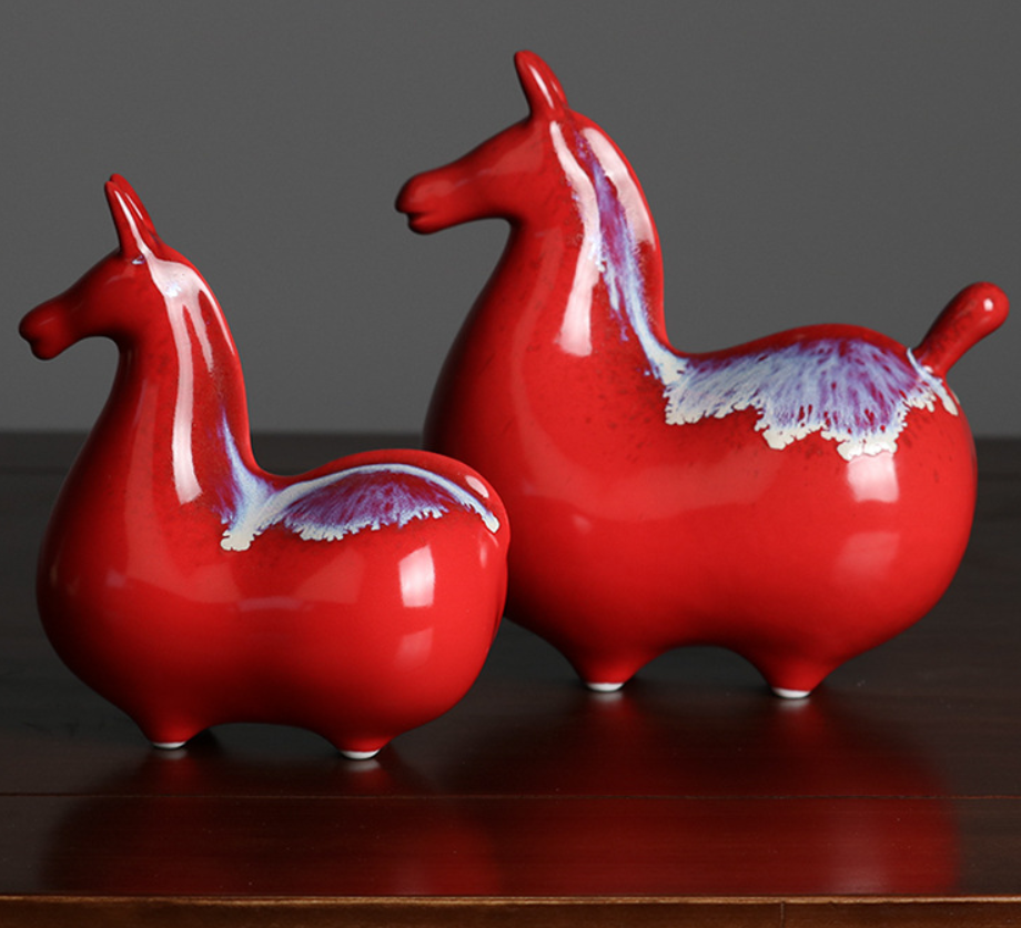 Ceramic tang ornament (blue-small)