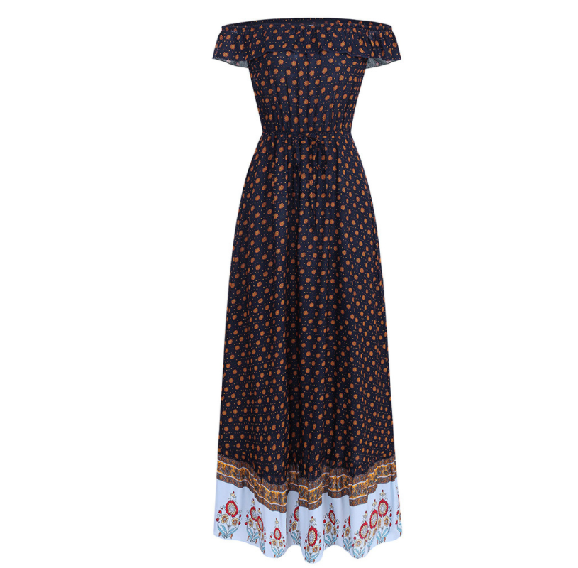 Bohemian Short Sleeve Dress