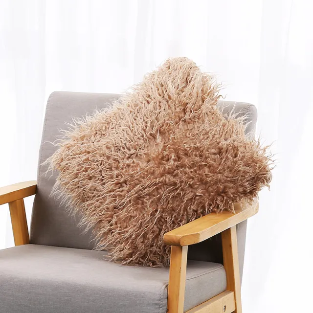 Beach like wool pillowcase Khaki - Shop at LoveMi