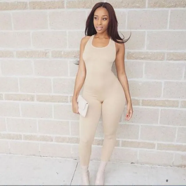 goods in stock! sexy slim pants bodysuit women Tawny - Shop at LoveMi