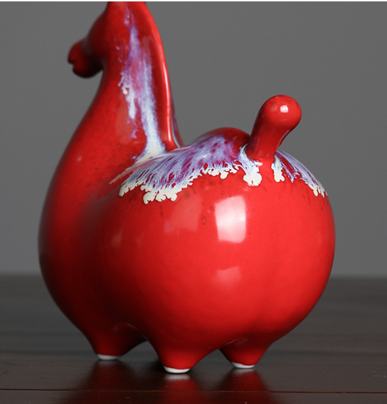 Ceramic tang ornament (blue-small)