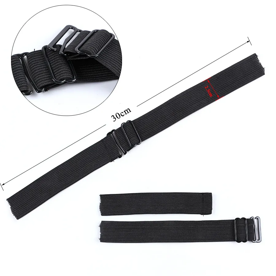 Headgear mesh cap elastic band elastic band - Black