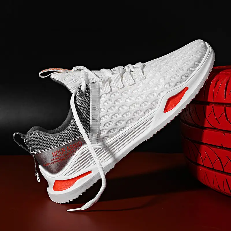 Openwork mesh breathable