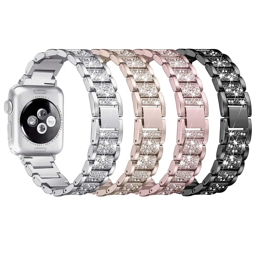 Applicable to smart watch band with diamond
