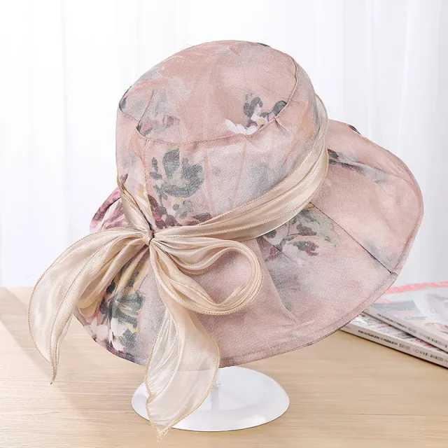 Women's cloth hat big brim sun hat Khaki - Shop at LoveMi