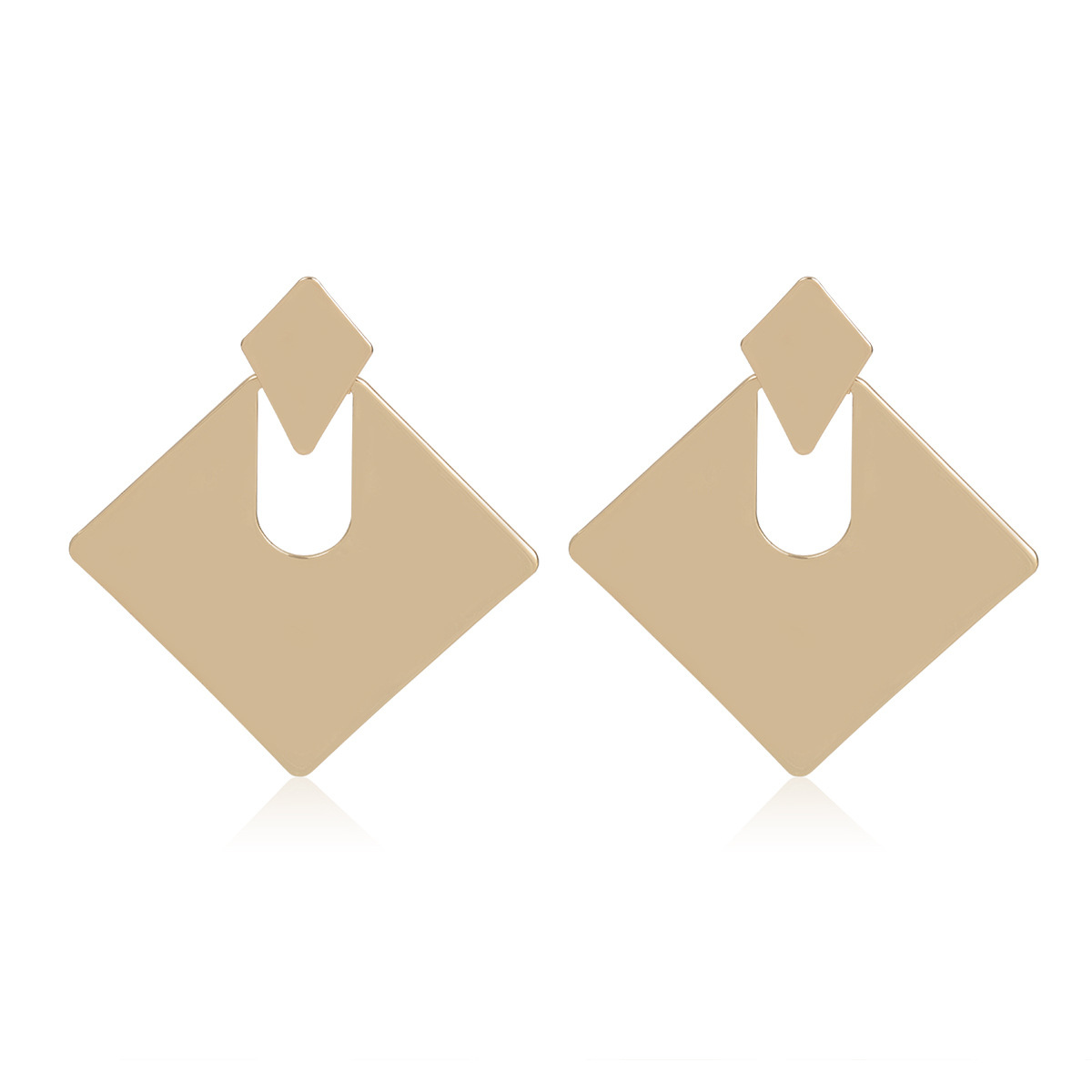 Frosty wind diamond sequin earrings