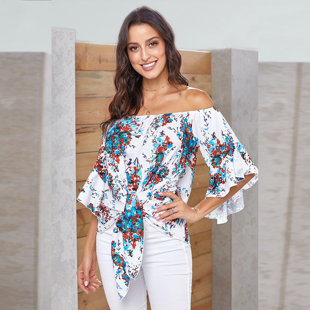 Sexy word shoulder shirt