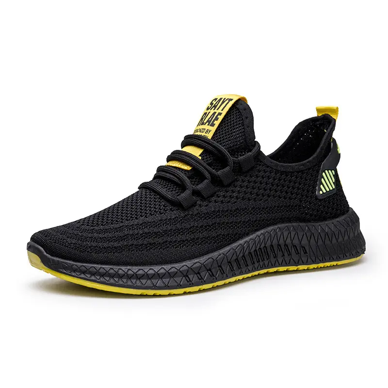 Men's Shoes Flying Woven Sneakers Casual
