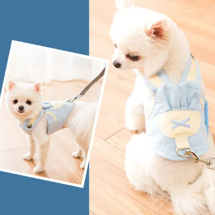 Cute Pet Dog Harness Leash Set Macaran - Shop at LoveMi