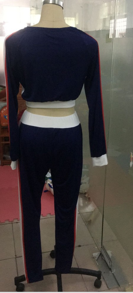 Hot sale big stripe sports suit