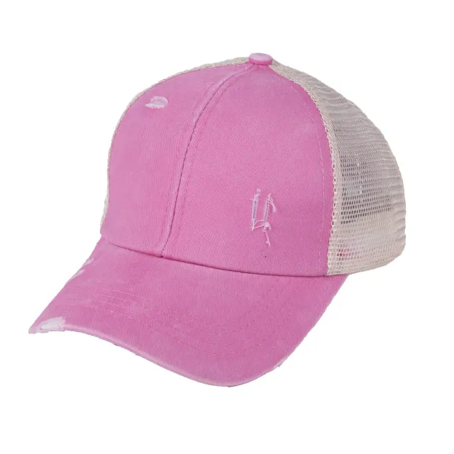 old style ponytail baseball caps Pink - Shop at LoveMi