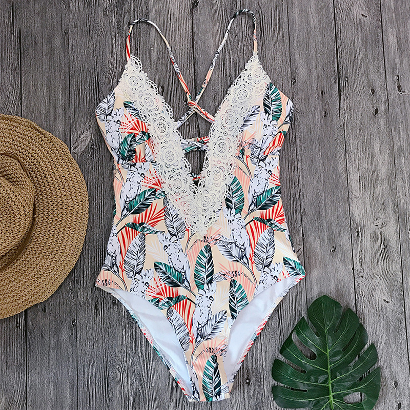 New lace one-piece swimsuit - Image 3