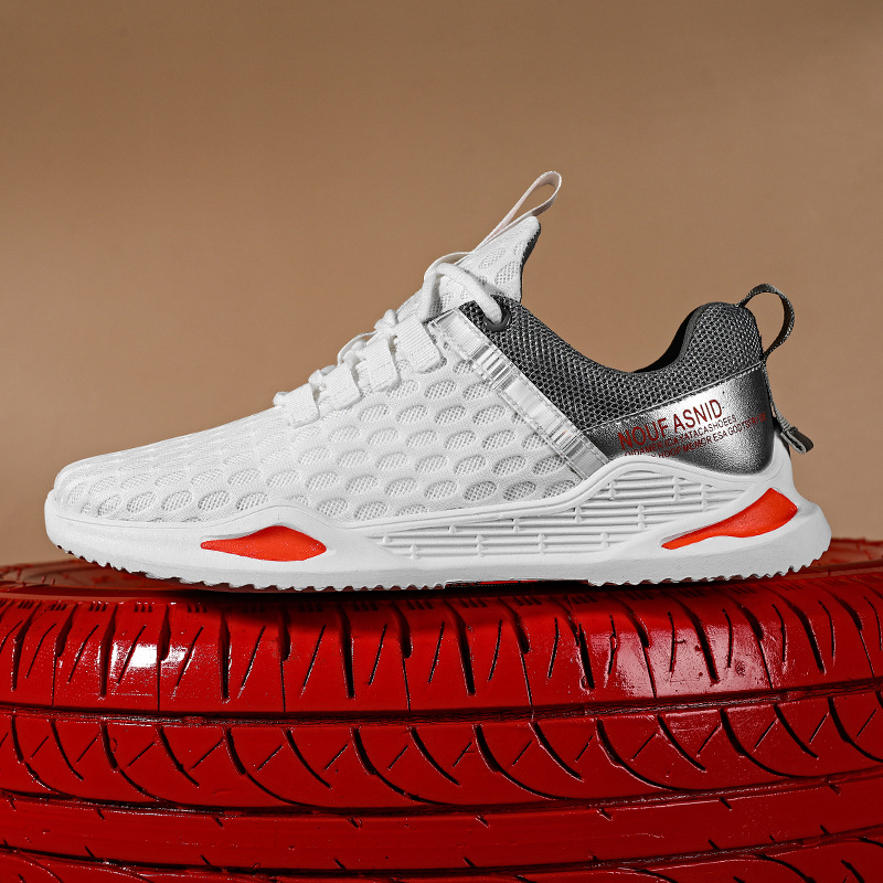 Openwork mesh breathable