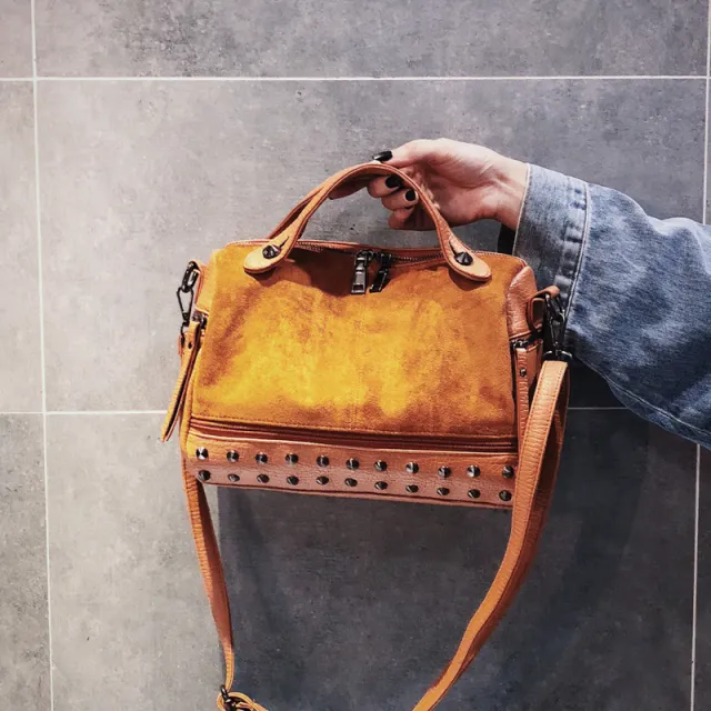 Hand carry one Shoulder Messenger Bag Brown - Shop at LoveMi