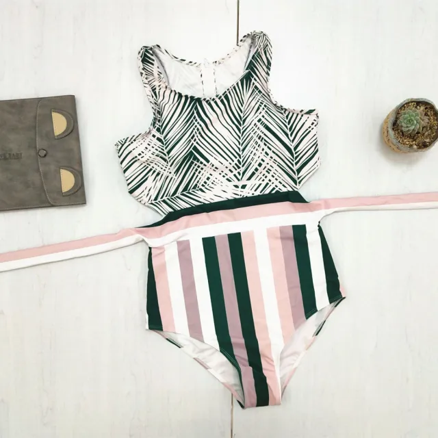 Women's Siamese Print Swimsuit 2 Style M - Shop at LoveMi