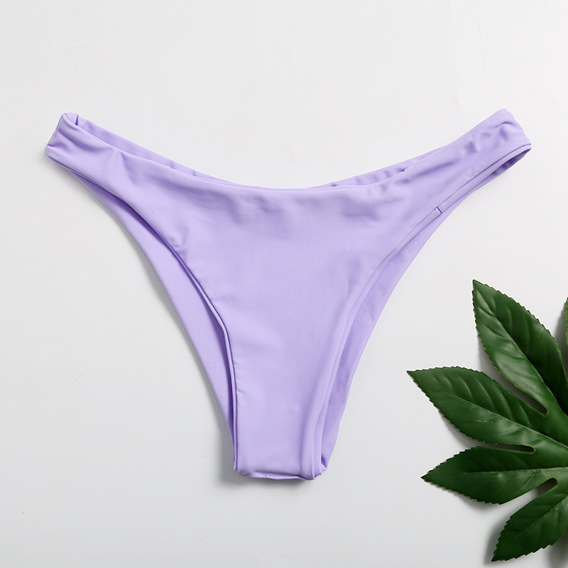 Sexy gathered triangle female swimsuit - Image 2