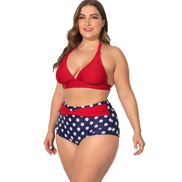 Split bikini swimsuit Red - Shop at LoveMi