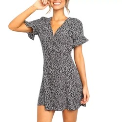 Single breasted Floral Dress