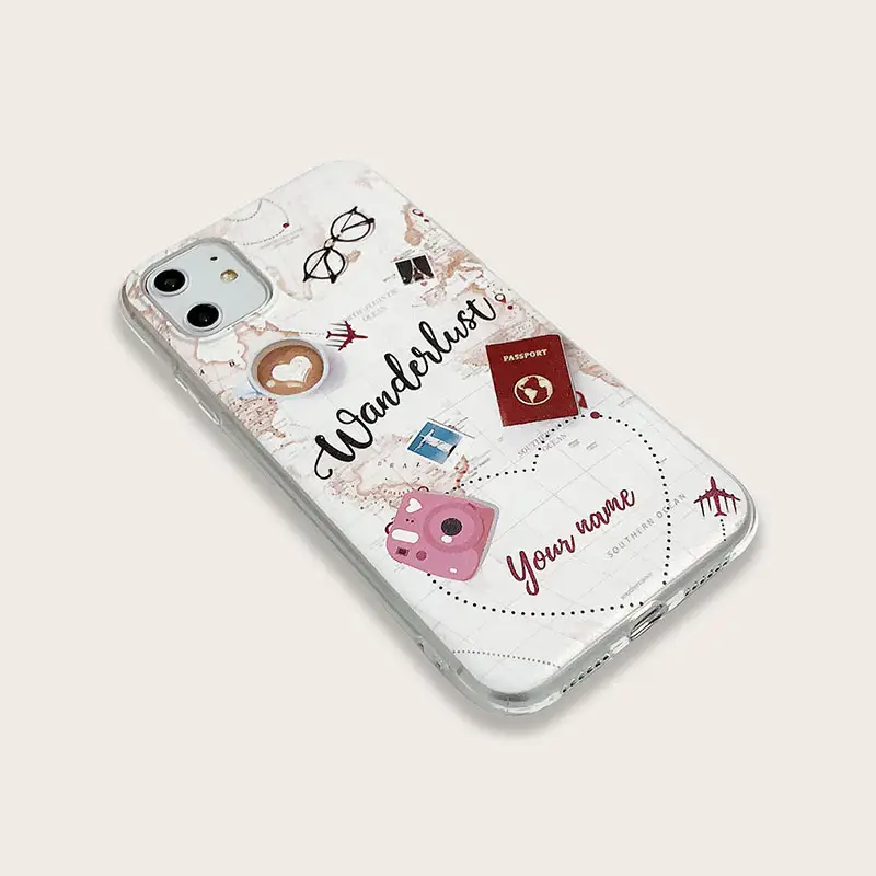 Transparent soft phone case