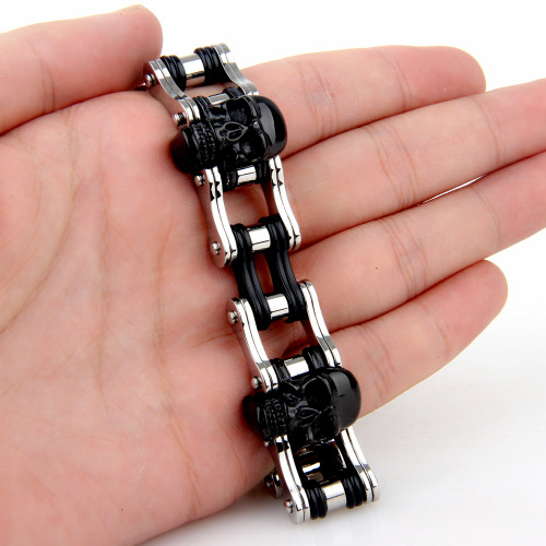 Skull stainless steel bracelet