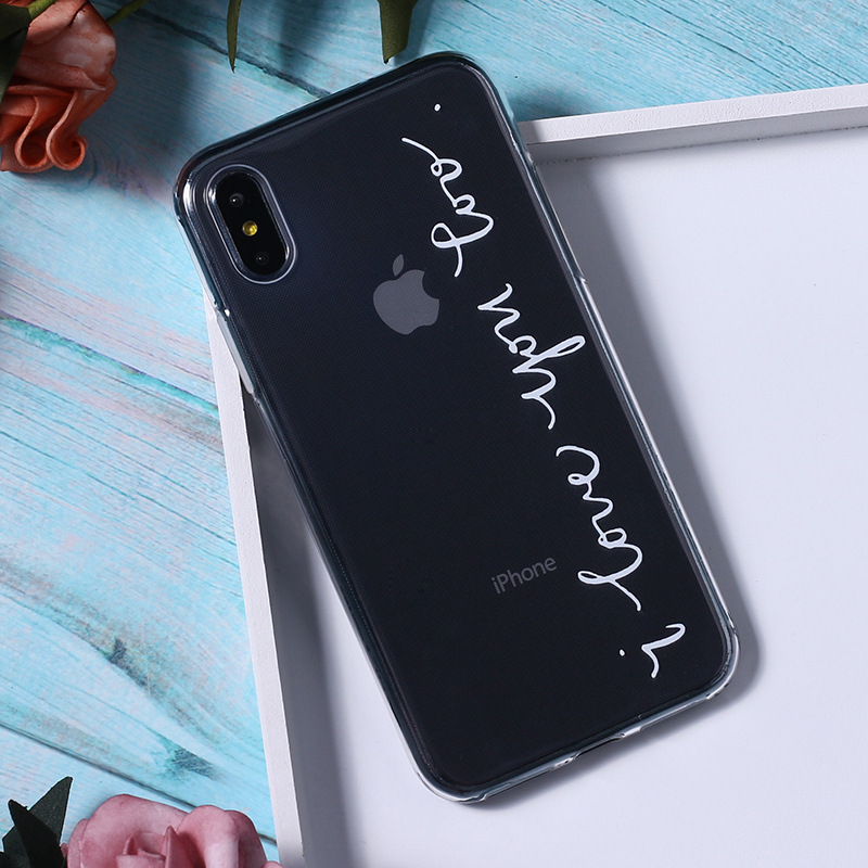 Transparent letter mobile phone case – D, Xrmax