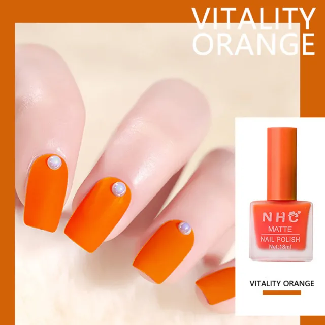 Matte matte nail polish Vitality Orange - Shop at LoveMi
