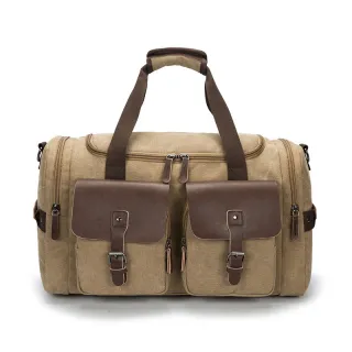 Canvas travel bag - Khaki