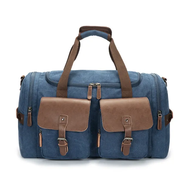 Canvas travel bag Blue - Shop at LoveMi