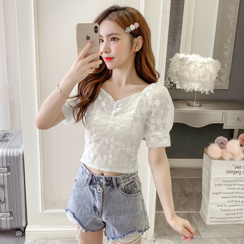 Lace shirt women