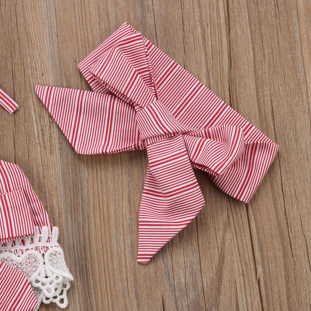 Striped strap tube top
