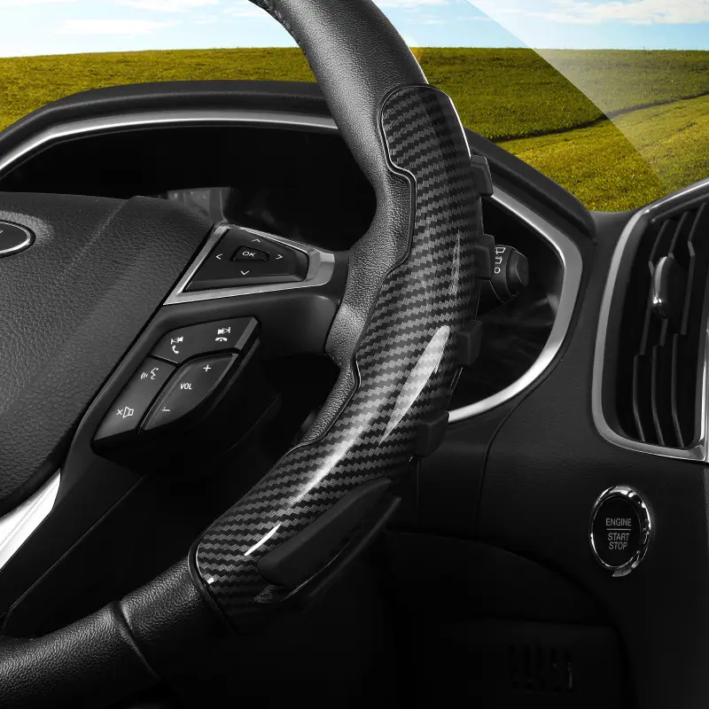 Automobile steering wheel cover booster ball auxiliary
