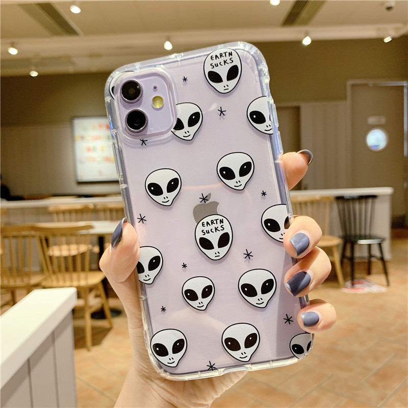 Cartoon alien phone case - Image 2