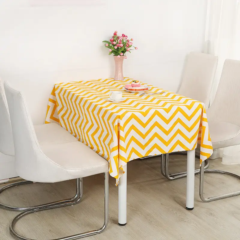 Yellow corrugated napkin