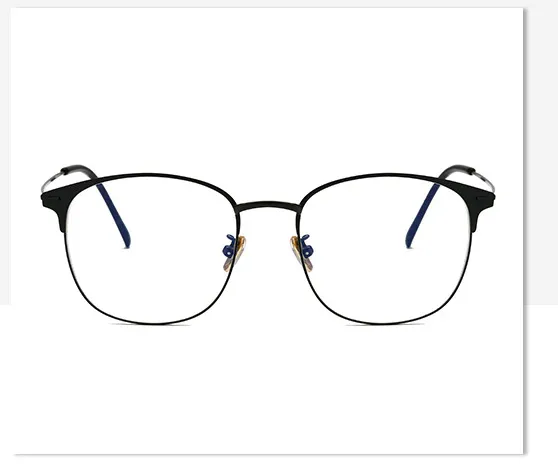 Fashionable boys girls anti blue ray glasses retro glasses for unisex Black - Shop at LoveMi